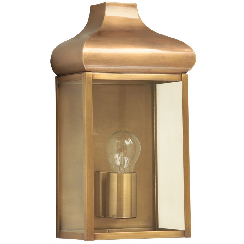Bavarian handcrafted brass wall light by Munich Lanterns